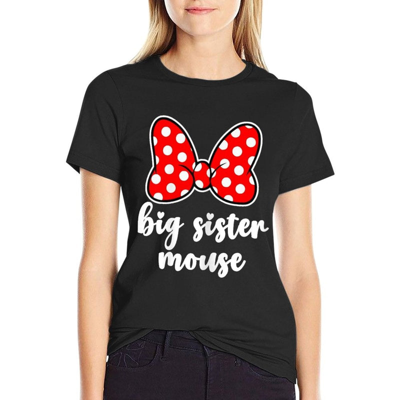Kids Big Sister Mouse Bow Family Vacation - Youth, Toddler  Classic T-Shirt