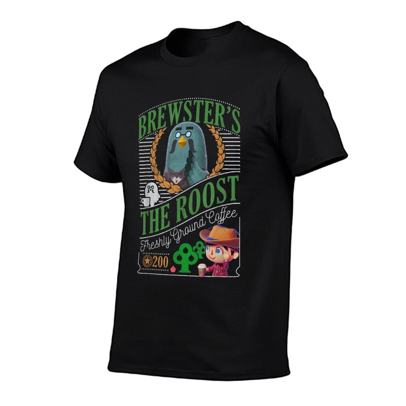 Animal Crossing Brewsters The Roost Cafe  Cotton T-Shirt