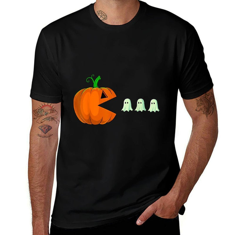 Halloween Pumpkin Funny Ghosts Boys Kids Women Men  Quick-drying T-Shirt