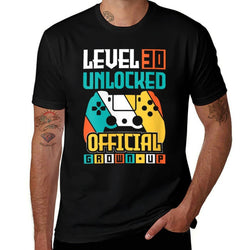 Womens Vintage 30th Birthday Gamer 30 Year Old Gifts 30th Birthday  Polyester Blend T-Shirt