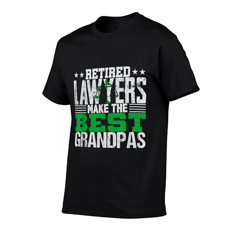 Retired Lawyers Grandpa T Attorney Retirement Gift  Eco-friendly Material T-Shirt