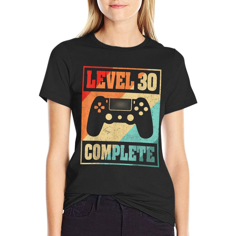 Level 30 Unlocked Funny Video Gamer 30th Birthday Gift  Affordable Price T-Shirt