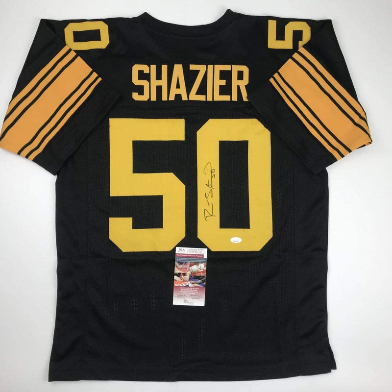 Autographed/Signed Ryan Shazier Pittsburgh Color Rush Football Jersey JSA COA