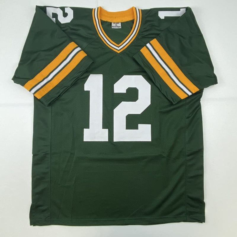 Autographed/Signed Lynn Dickey Green Bay Green Football Jersey JSA COA