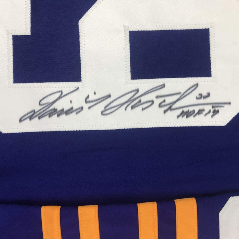 Autographed/Signed Dominik Hasek HOF 14 Buffalo Alternate Blue Hockey Jersey JSA COA