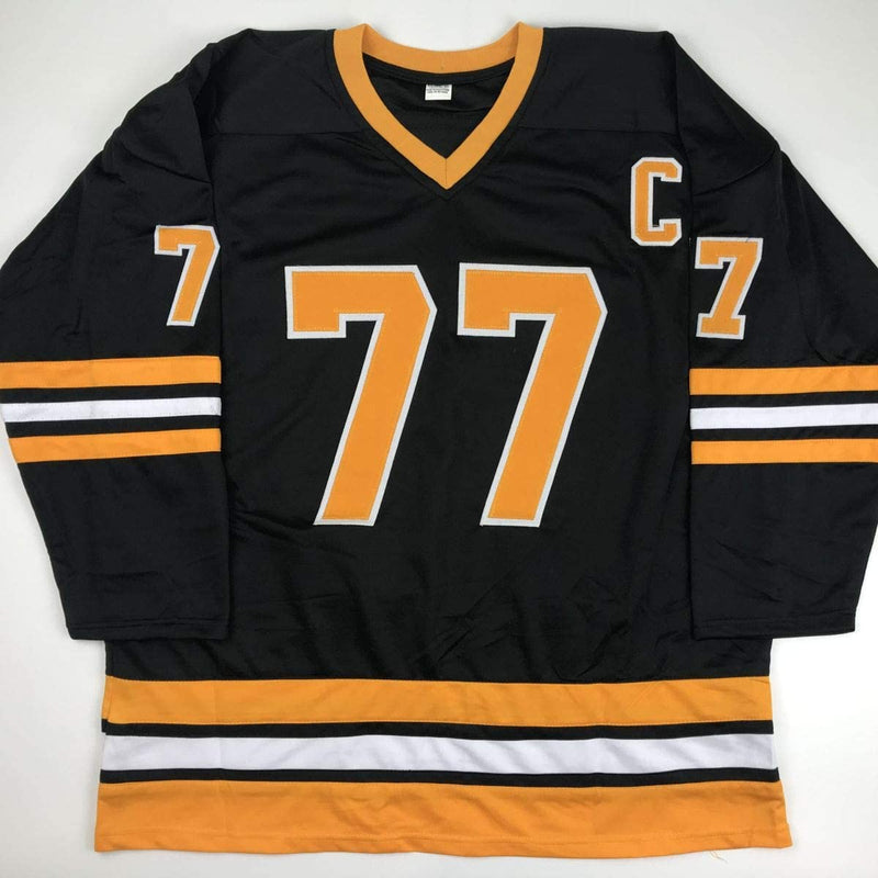 Autographed/Signed Ray Bourque Boston Black Hockey Jersey JSA COA