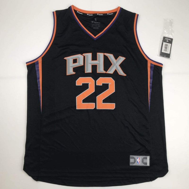 Autographed/Signed DeAndre Ayton Phoenix Black Basketball Jersey Steiner Sports COA