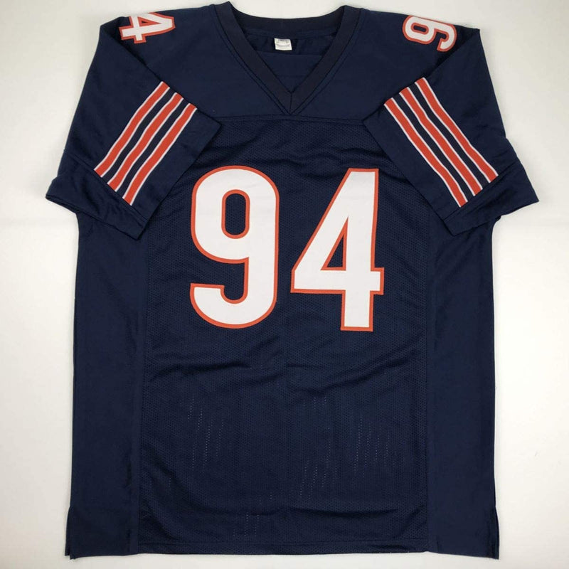 Autographed/Signed Leonard Floyd Chicago Blue Football Jersey JSA COA