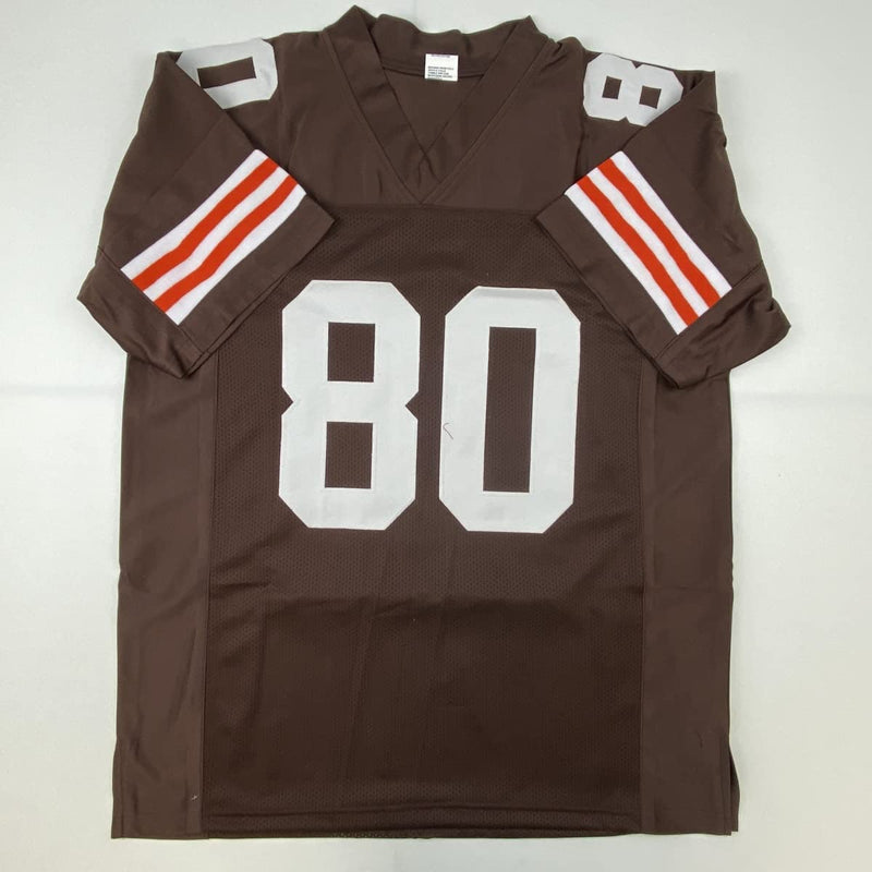 Autographed/Signed Jarvis Landry Cleveland Football Brown Jersey JSA COA