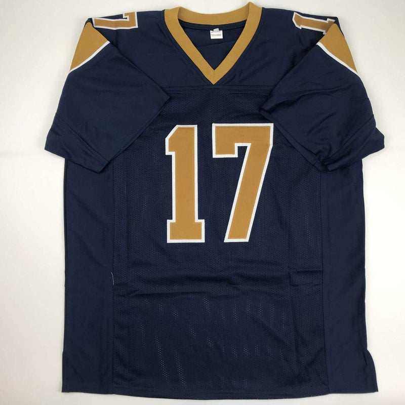 Autographed/Signed Robert Woods Los Angeles LA Dark Blue Football Jersey JSA COA