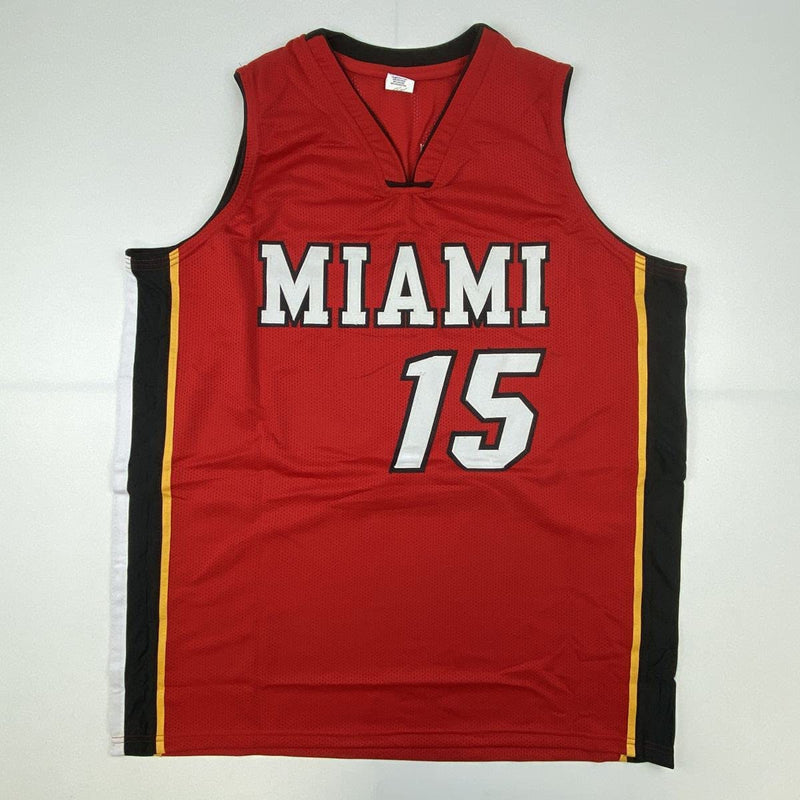 Autographed/Signed Mario Chalmers Miami Red Basketball Jersey JSA COA
