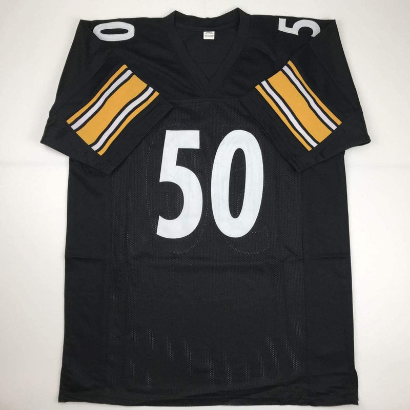 Autographed/Signed Ryan Shazier Pittsburgh Black Football Jersey JSA COA