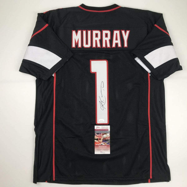 Autographed/Signed Kyler Murray Arizona Black Football Jersey JSA COA