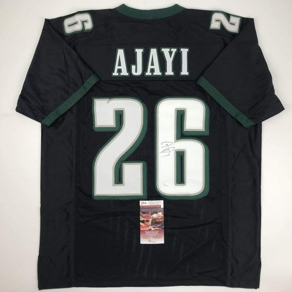 Autographed/Signed Jay Ajayi #26 Philadelphia Black Football Jersey JSA COA