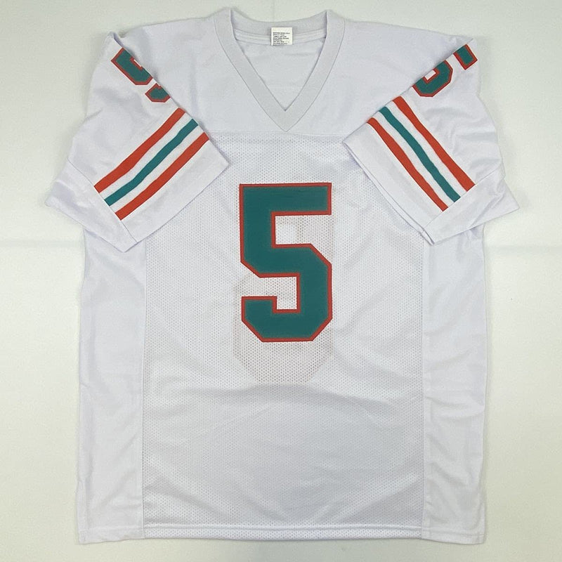 Autographed/Signed Sean Young Ray Finkle Miami White Ace Ventura Movie Football Jersey PSA/DNA COA