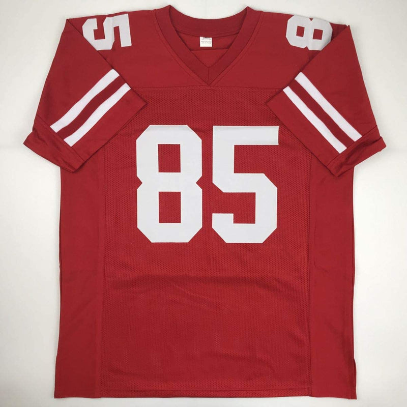 Autographed/Signed George Kittle San Francisco Red Football Jersey JSA COA
