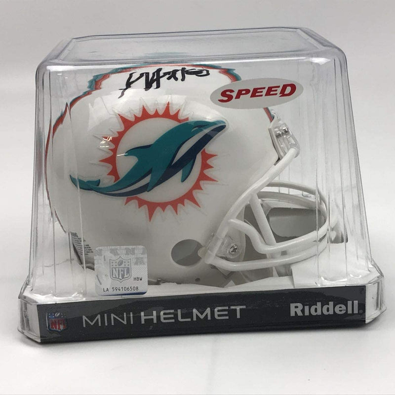Autographed/Signed Xavien Howard Miami Dolphins Football Mini Helmet PSA/DNA COA