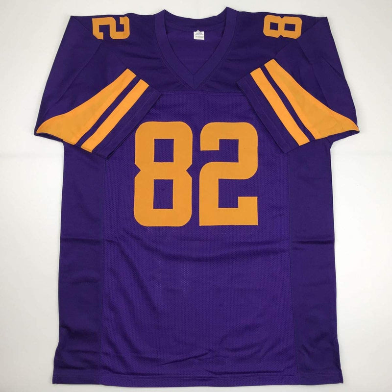 Autographed/Signed Kyle Rudolph Minnesota Color Rush Football Jersey JSA COA