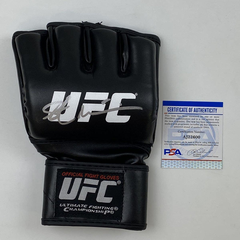 Autographed/Signed Stipe Miocic UFC MMA Black Fighting Glove PSA/DNA COA Auto