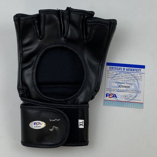Autographed/Signed Stipe Miocic UFC MMA Black Fighting Glove PSA/DNA COA Auto