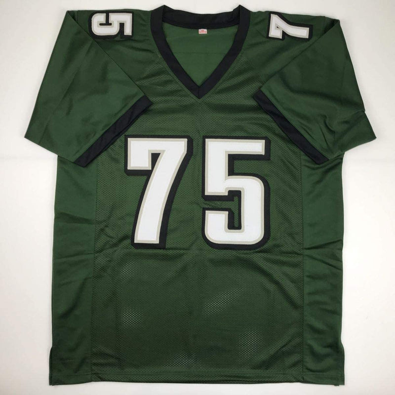 Autographed/Signed Vinny Curry Philadelphia Green Football Jersey PSA/DNA COA