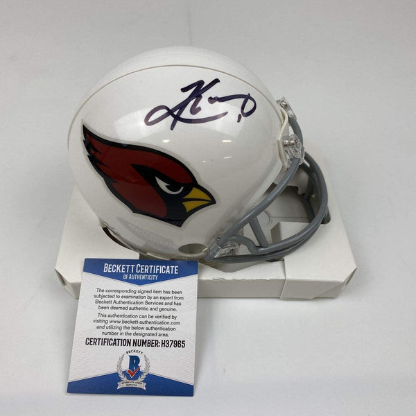 Autographed/Signed Kyler Murray Arizona Cardinals Football Mini Helmet Beckett BAS COA