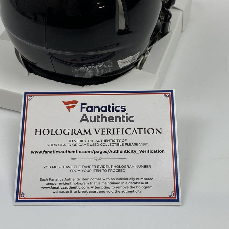 Autographed/Signed Trevor Lawrence Jacksonville Jaguars Jags Mini Football Helmet Fanatics COA