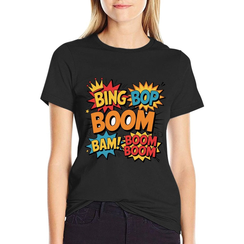 Bing Bop Boom Boom Meme Funny Reaction Saying  Moisture-wicking T-Shirt