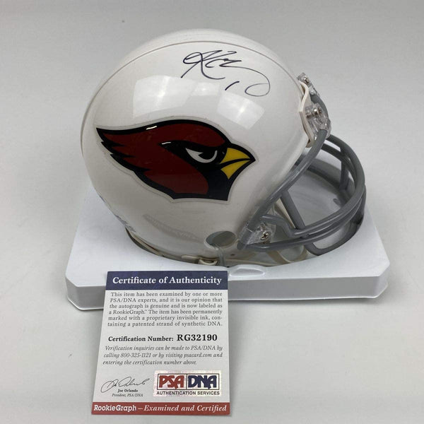 Autographed/Signed Kyler Murray Arizona Cardinals Football Mini Helmet PSA/DNA COA