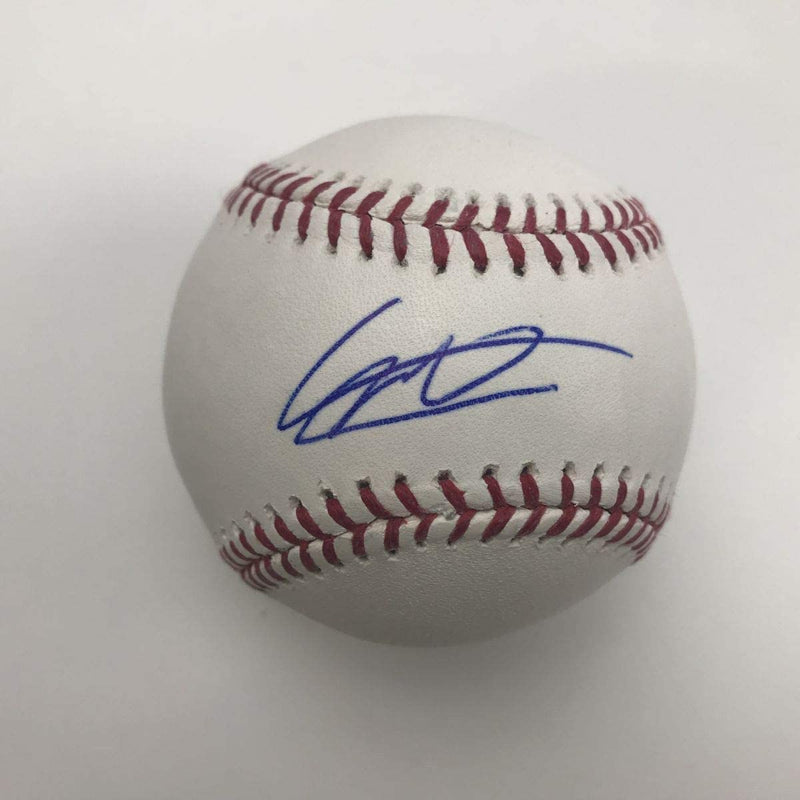 Autographed/Signed Vladimir Vlad Guerrero Jr. Rawlings Official Major League Baseball ROML JSA COA Auto