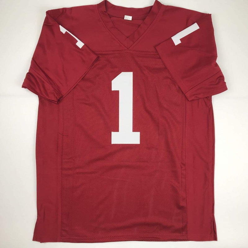 Autographed/Signed Kyler Murray Oklahoma Maroon College Football Jersey JSA COA