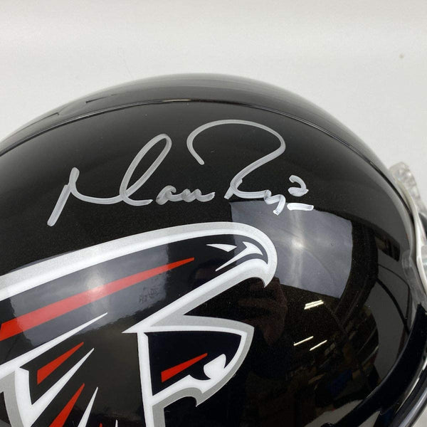 Autographed/Signed Matt Ryan Atlanta Falcons Full Size FS F/S Replica Football Helmet Fanatics COA
