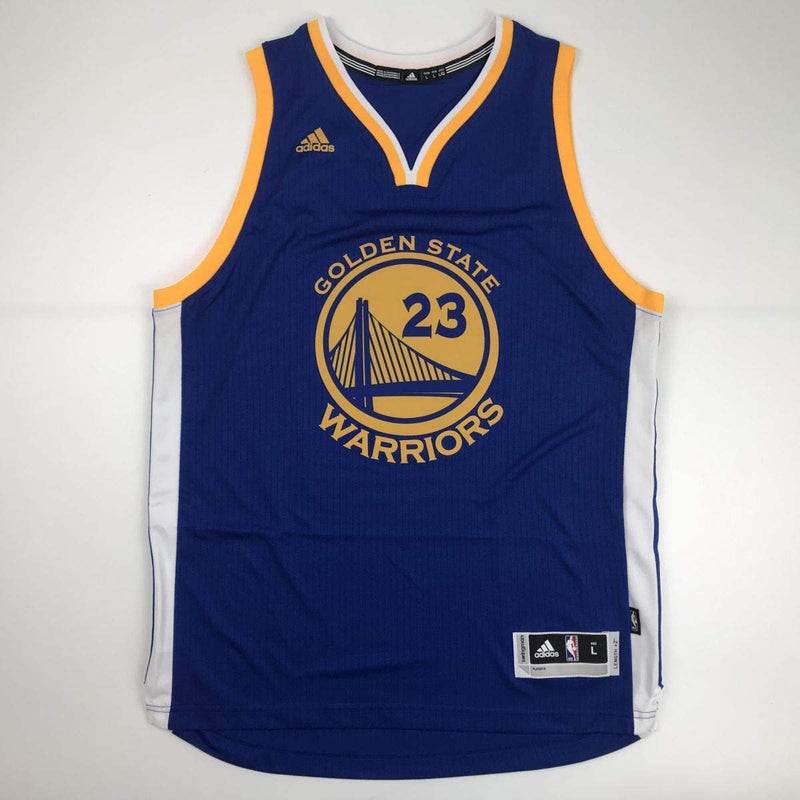 Autographed/Signed Draymond Green Golden State Blue Basketball Jersey JSA COA