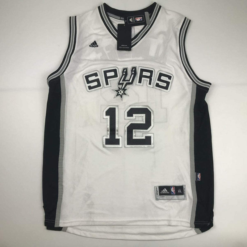 Autographed/Signed LaMarcus Aldridge San Antonio White Basketball Jersey JSA COA