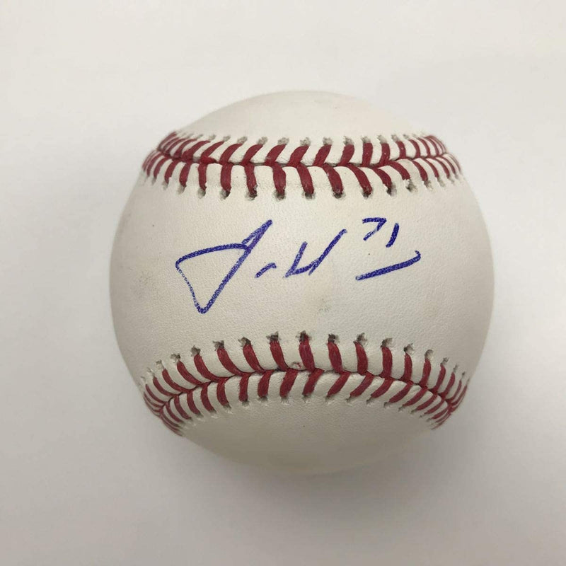 Autographed/Signed Josh Hader Brewers Rawlings Official Major League Baseball ROML JSA COA Auto