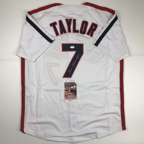 Autographed/Signed Tom Berenger Jake Taylor Major League Cleveland Baseball Jersey JSA COA