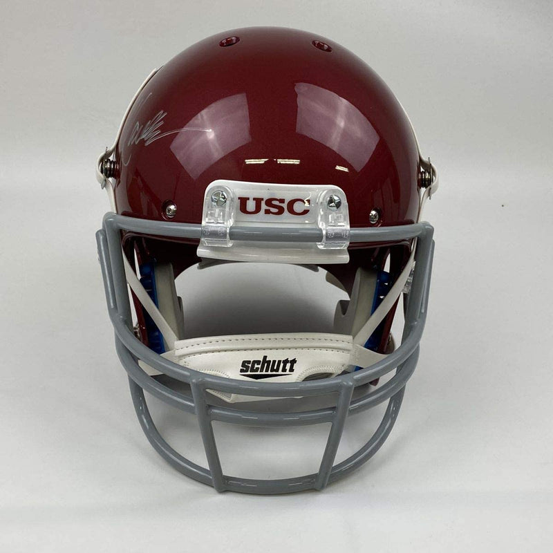 Autographed/Signed Marcus Allen USC Trojans Full Size FS F/S Replica College Football Helmet GTSM COA