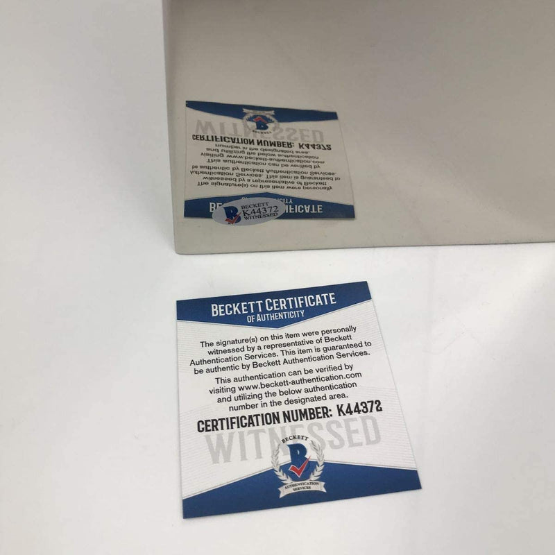 Autographed/Signed Nick Foles Full Size F/S Replica Super Bowl 52 LII Lombardi Trophy Philadelphia Eagles Beckett BAS COA