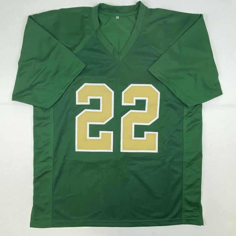 Autographed/Signed Harrison Smith Notre Dame Green College Football Jersey Beckett BAS COA