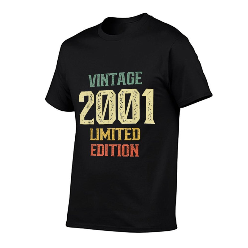 Vintage 2001 Limited Edition 21 Year Old Funny 21st Birthday  Stretchy T-Shirt