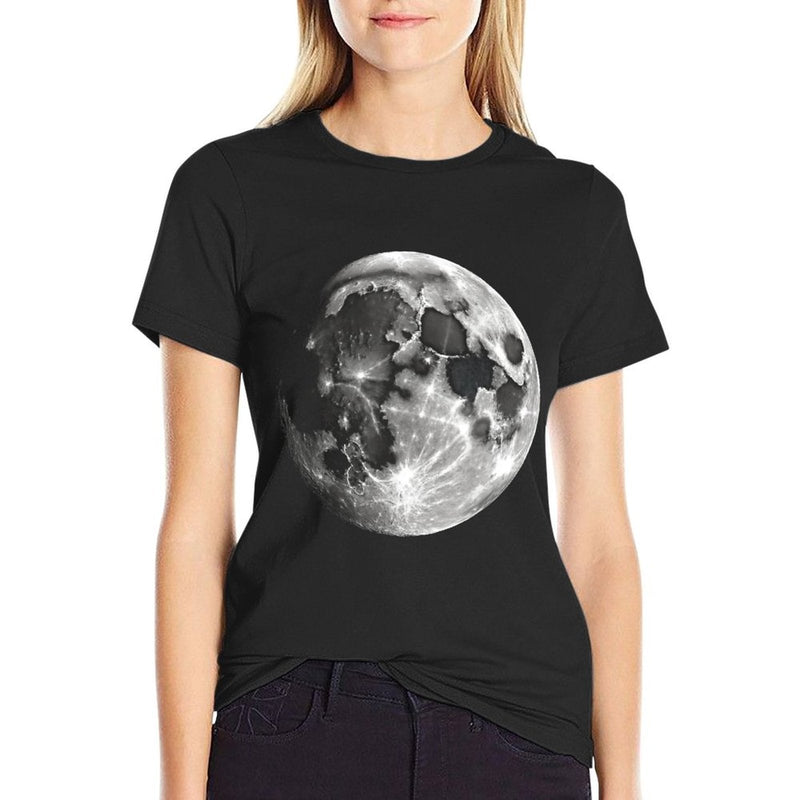 Surreal Moon Landscape  Graphic-printed T-Shirt