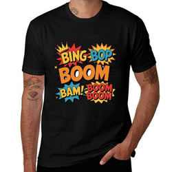 Bing Bop Boom Boom Meme Funny Reaction Saying  Moisture-wicking T-Shirt