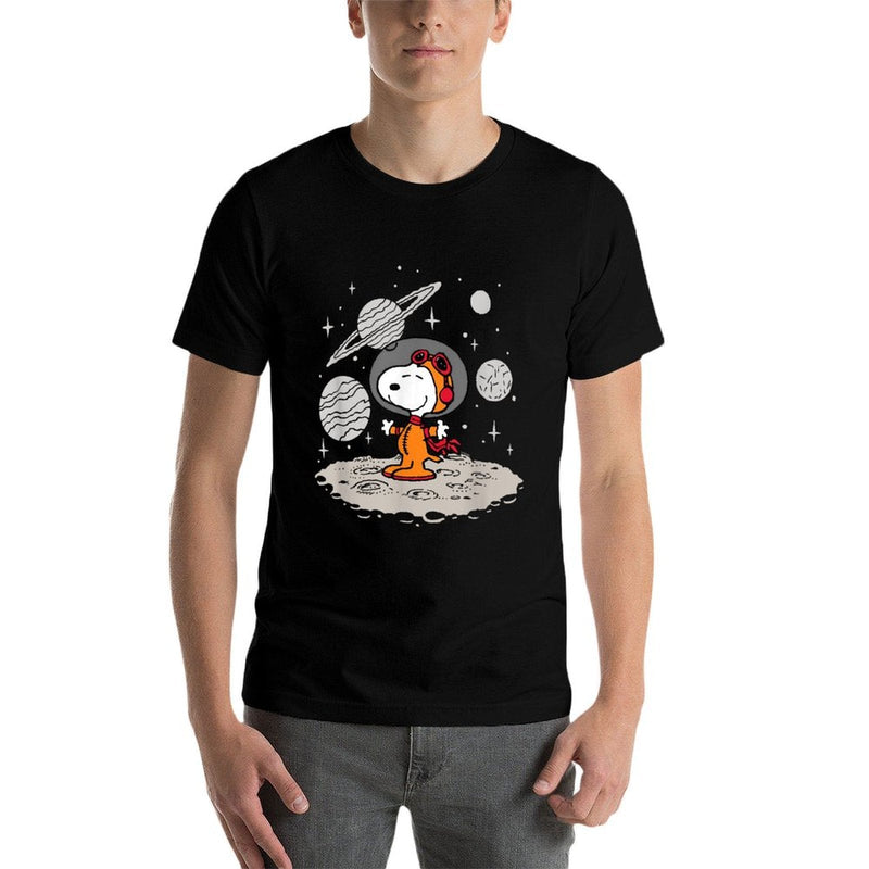 Peanuts - Snoopy Planets And Starfield  Lightweight T-Shirt