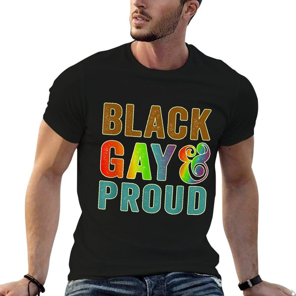 Black Gay And Proud LGBTQ Black  Breathable T-Shirt