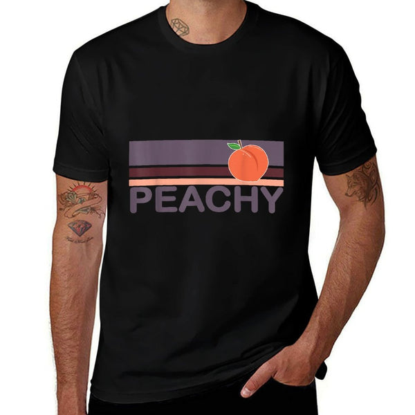 Peachy Retro 70's, Life Is Peachy  Versatile T-Shirt