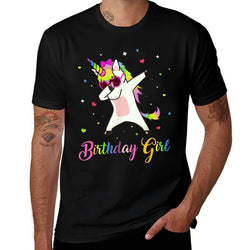 Unicorn Birthday Girl Dabbing Unicorn Birthday Princess Dab  Stretchy T-Shirt