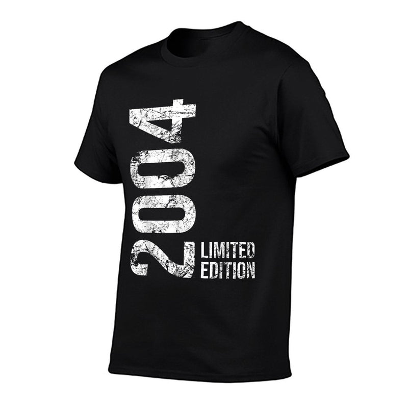 21st Birthday 21 Years Old Man Woman Vintage 2004  Trendy Pattern T-Shirt