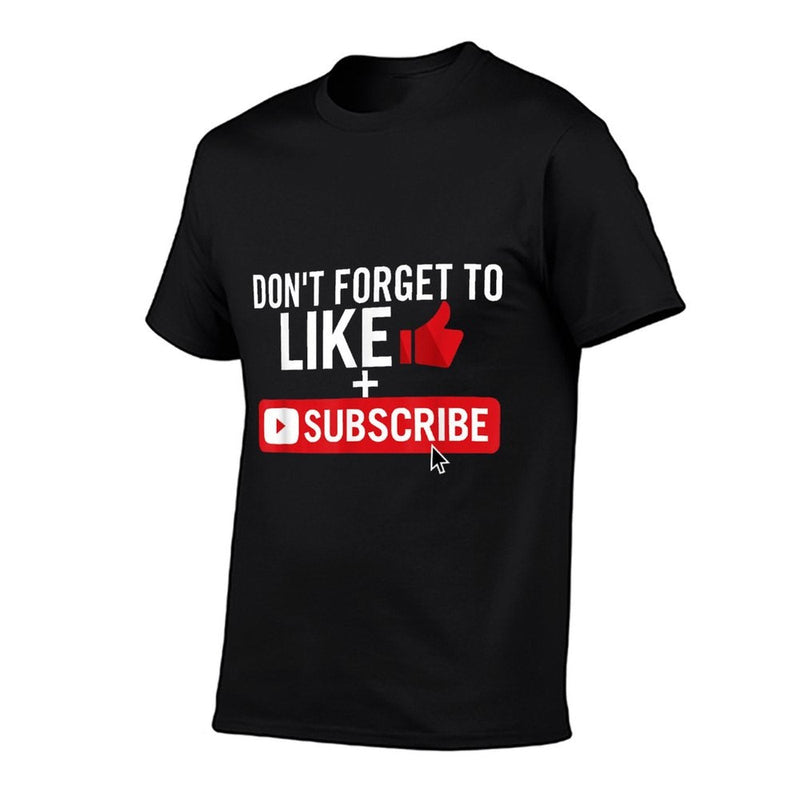 Social Media Influencer Like And Subscribe  Odor-resistant T-Shirt