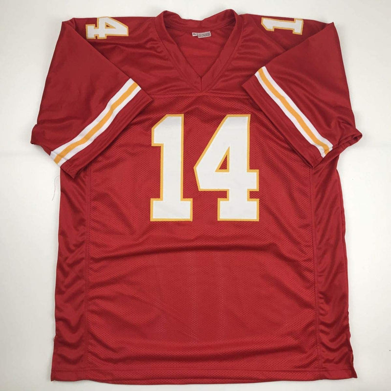 Autographed/Signed Sammy Watkins Kansas City Red Football Jersey Beckett BAS COA