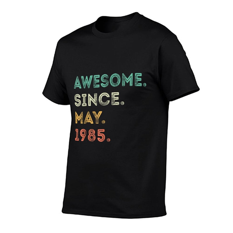 40 Years Old Awesome Since May 1985 40th Birthday  Graphic-printed T-Shirt